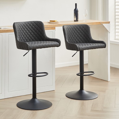 Swivel bar stools - pu,