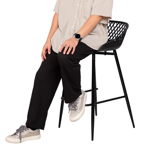 Set black bar stools pp - bar,