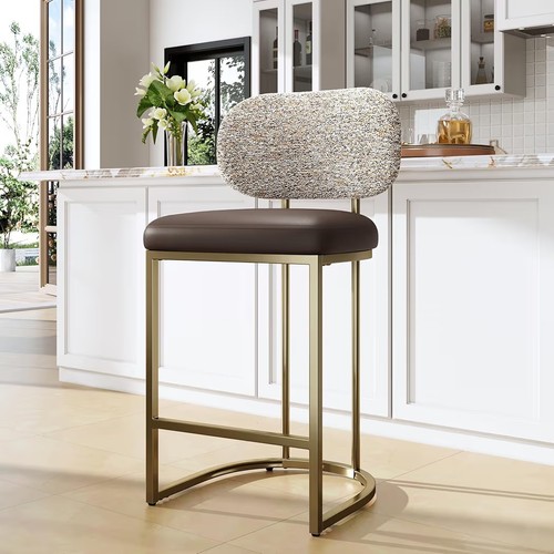Single bar stool with - with, &