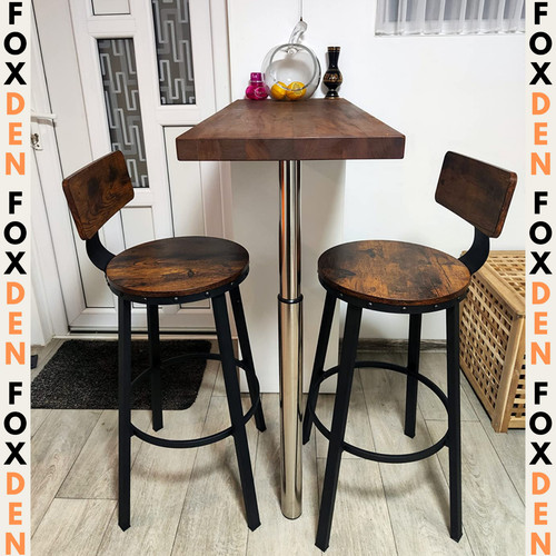 Industrial bar stools set - 2,