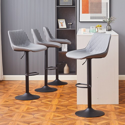 Faux leather bar stools - faux,