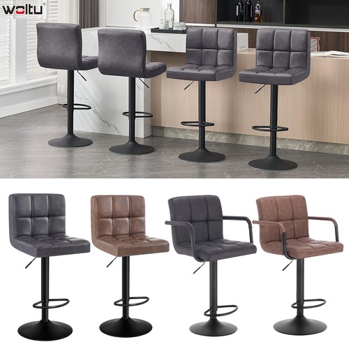 Woltu bar stools faux leather - faux,