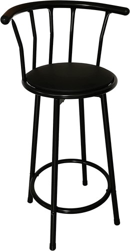Black breakfast bar stool - breakfast,