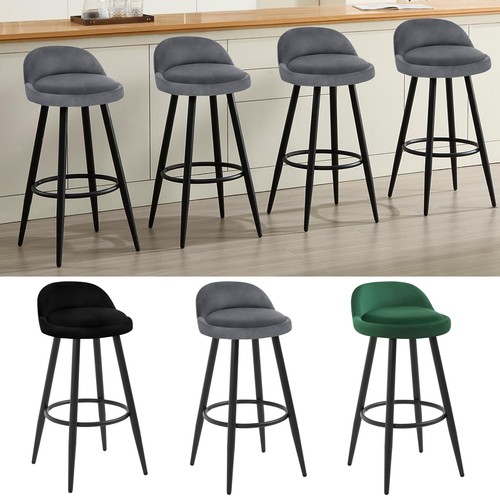 Velvet bar stools - velvet,